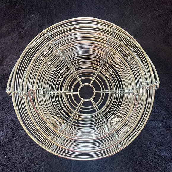 Set of 3 nesting wire baskets with handles - Picture 2 of 9